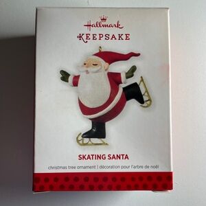2013 Skating Santa, VIP 2013 Limited Edition Hallmark Keepsake Ornament AD8000